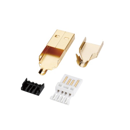 W09071 USB2.0 AM长体四件式